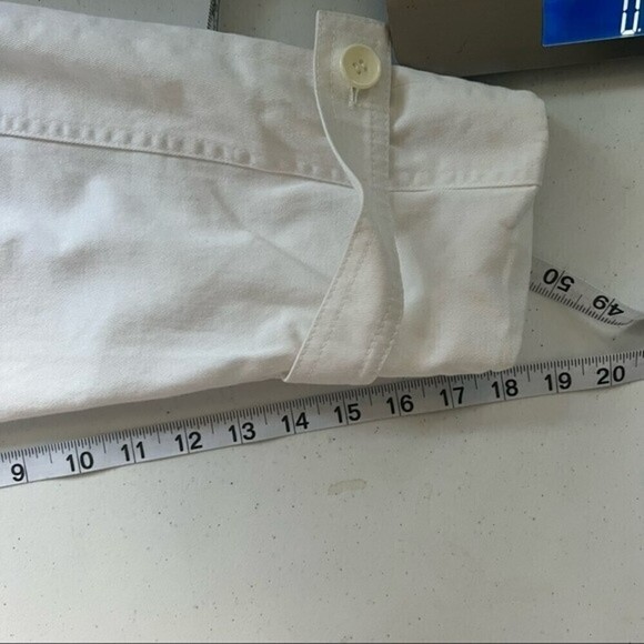 VINTAGE London fog white double breasted peacoat size 12 - Picture 12 of 13